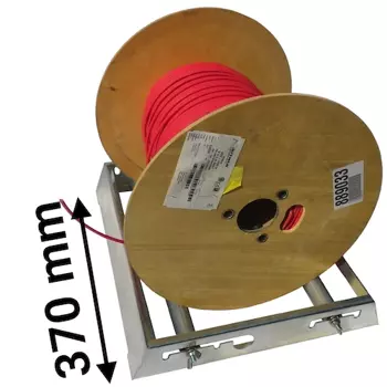 Stand for unwinding cables and electrical wires from drums and spools, max width of drum 370 mm - SB-370